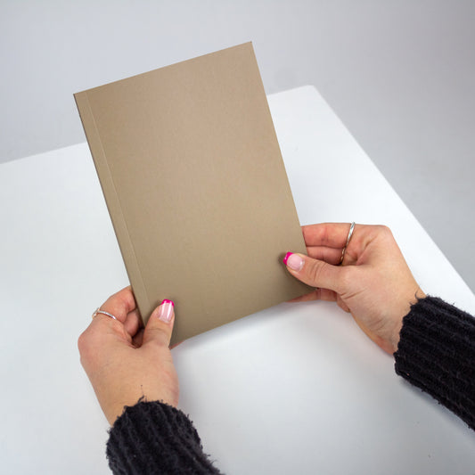 Tan Notebook Dotted