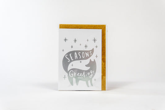 Seasons Greetings Fox Card